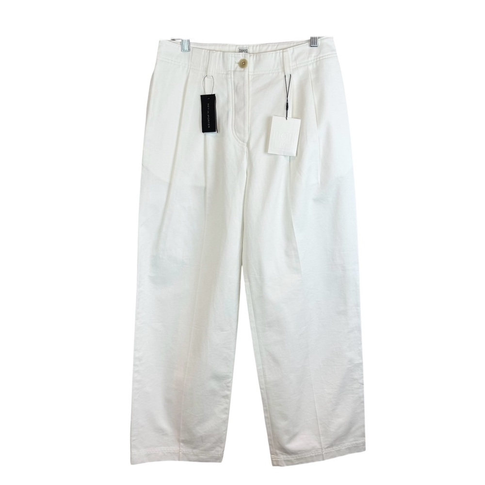 Toteme Ivory Wide-Leg Tailored Trousers NWOT ( didn’t fit) - Picture 3 of 11